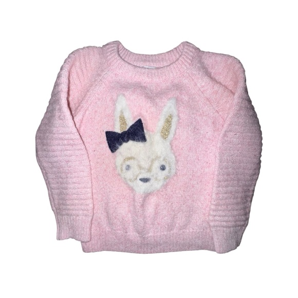 Cat & Jack Other - ☀️6/$20☀️ Pink Smart Bunny Sweater